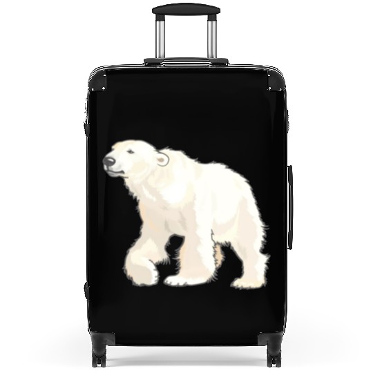 Polar Bear Arctic Animal Realistic Suitcases