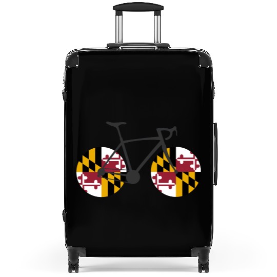 Maryland Flag Cycling Suitcases