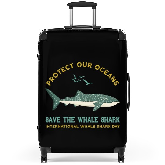 Save The Whale Sharks Protect Our Oceans Suitcases