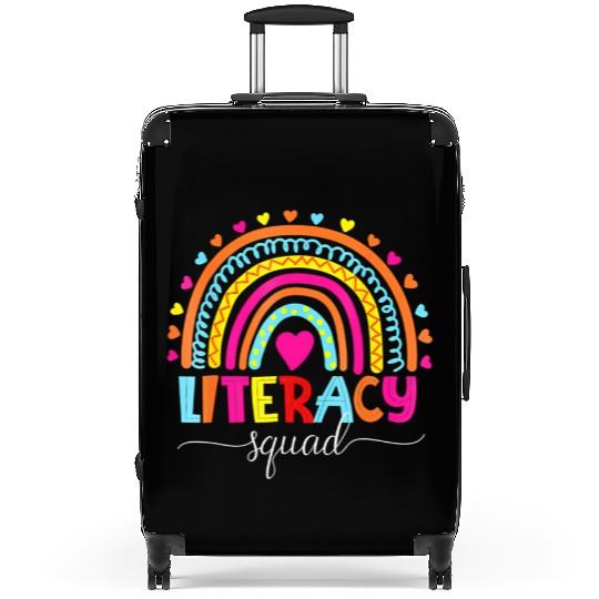 Literacy Squad Reading Teacher Rainbow Back To Sch Suitcases