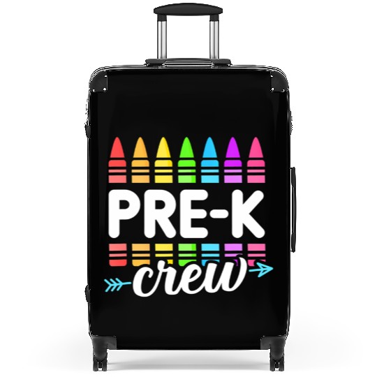 Pre-K Crew Teacher Team Squad Hello Back School Gr Suitcases
