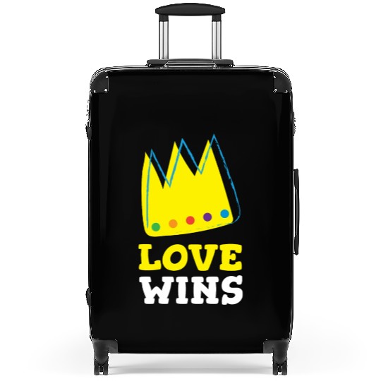 Pride Suitcases Women Men LGBTQ Rainbow Suitcases Love