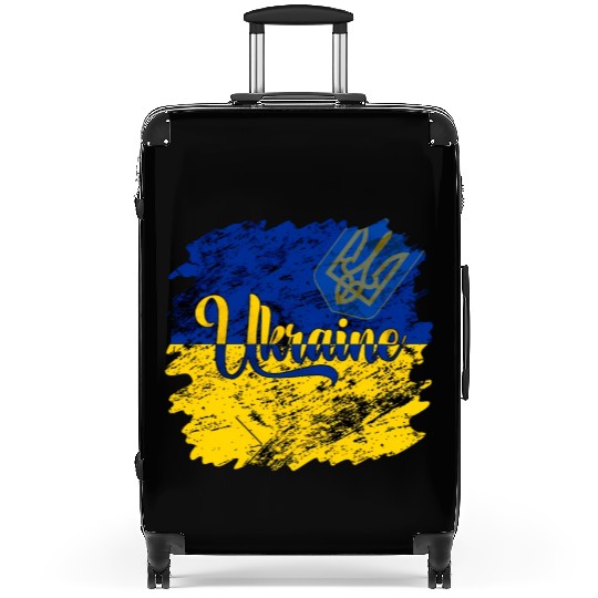 Ukraine Ukrainian Flag I Stand With Ukraine Pride Suitcases