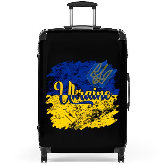 Ukraine Ukrainian Flag I Stand With Ukraine Pride Suitcases