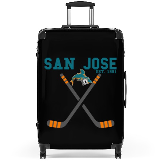 San Jose Sports Team Est 1991 Novelty Athletic Suitcases