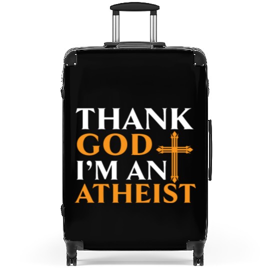 Atheism Anti-Religion Agnostic Freethinker Atheist Suitcases