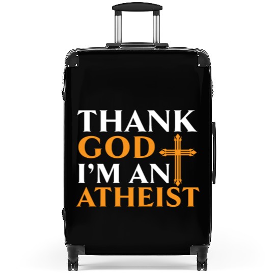 Atheism Anti-Religion Agnostic Freethinker Atheist Suitcases