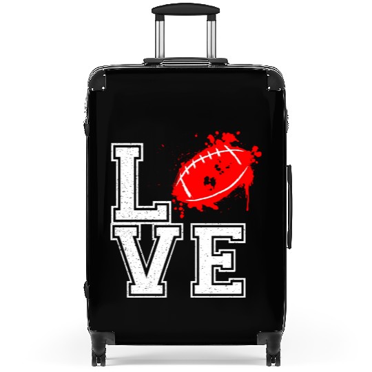 I Love Football Suitcases