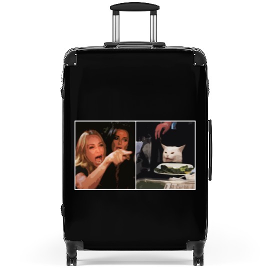 Yelling At A Cat Meme Suitcases