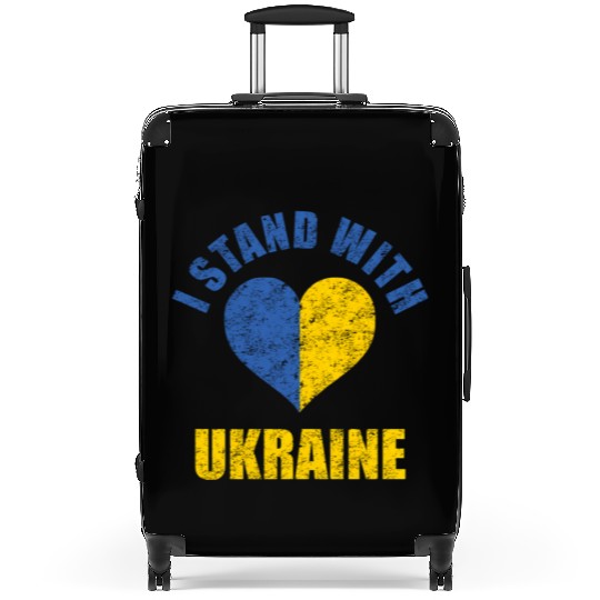 Support Ukraine I Stand With Ukraine Ukrainian Suitcases