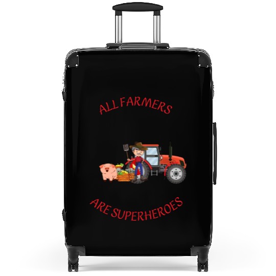 All farmers are superheroes Suitcases