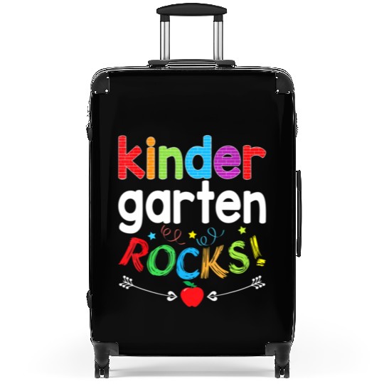 Kindergarten Rocks Back To School Kid Teacher Stud Suitcases