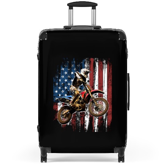 Dirt Bike Racing Motocross Racings Suitcases