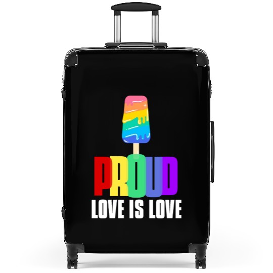 Proud LGBT Suitcases Love is Love Suitcases LGBTQ Pride