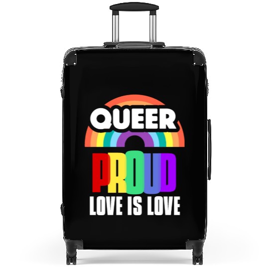Love is Love Suitcases Human Rights Gay Pride Proud