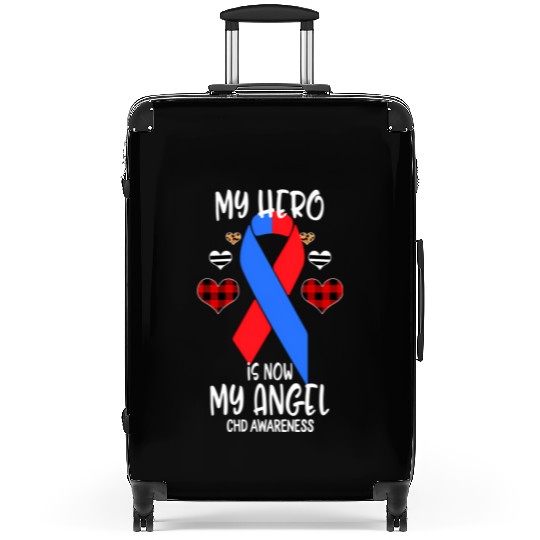 Chd Awareness Remembrance Hero Is Now My Angel Suitcases
