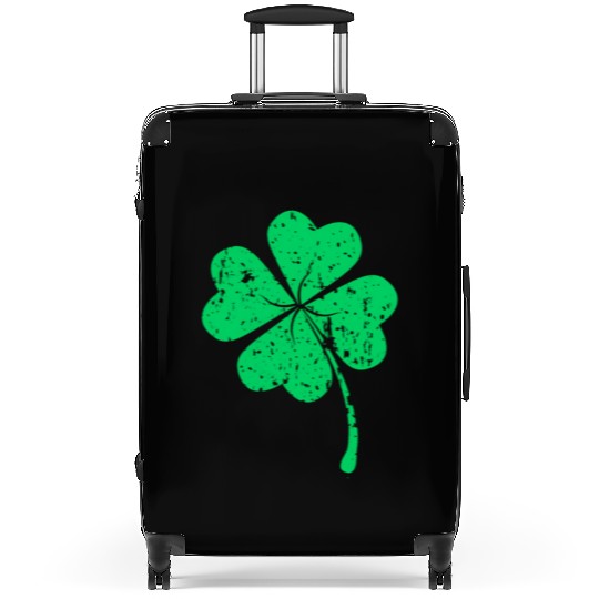 Lucky Four Leaf Clover Luck Of The Irish Suitcases