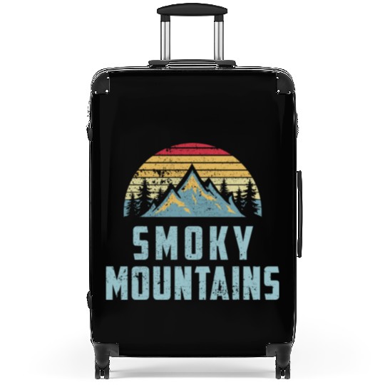 Retro Great Smoky Mountains National Park Suitcases