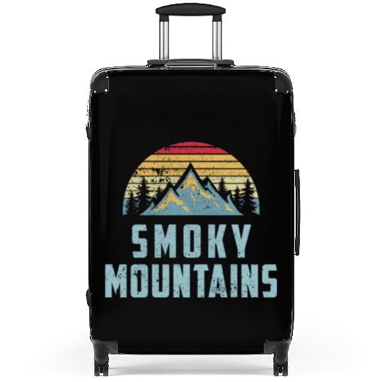 Retro Great Smoky Mountains National Park Suitcases
