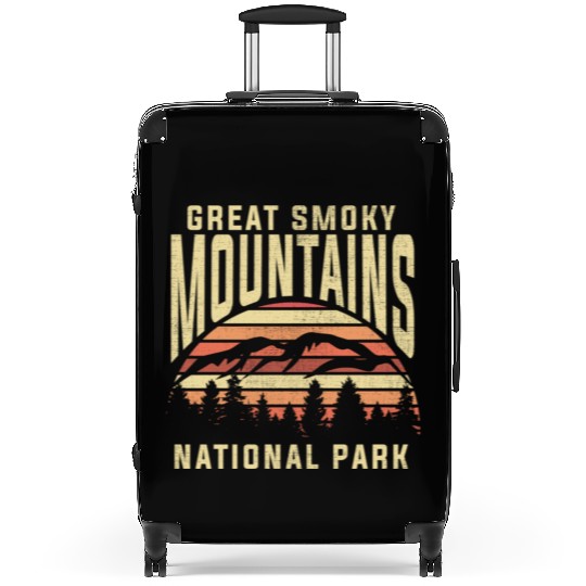 Retro National Park Great Smoky Mountains National Suitcases