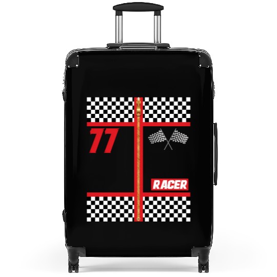 And Halloween Race Car Driver Suitcases