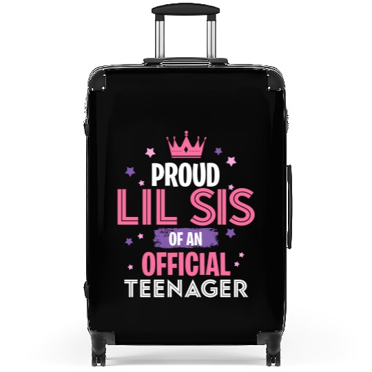 Proud Little Sister Of An Officialnager 13Th Suitcases