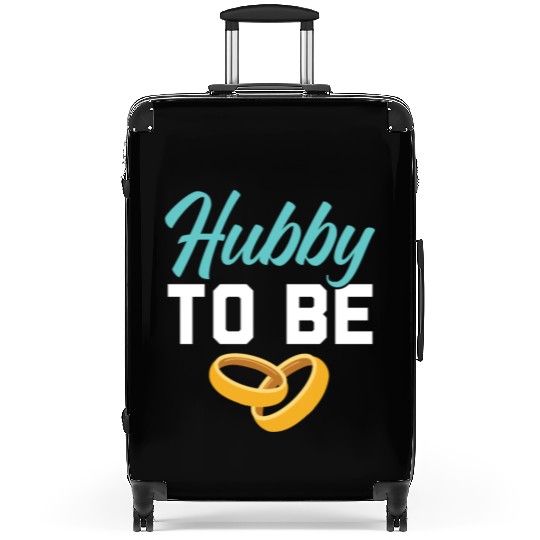 Bride And Groom Wedding Day Marriage Just Married Suitcases