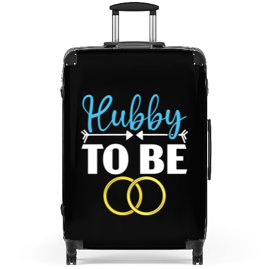 Bride And Groom Wedding Day Marriage Just Married Suitcases