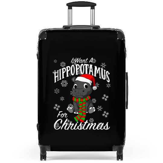 I Want A Hippopotamus For Hippo Suitcases