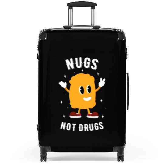 Nugs Not Drugs Chicken Nuggets Lover Suitcases