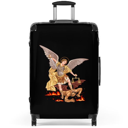 St Michael The Archangel Suitcases