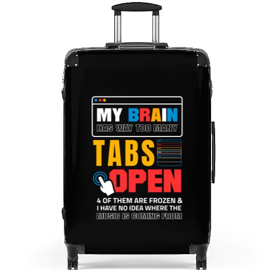 My Brain Has Too Many Tabs Open For A Software Suitcases
