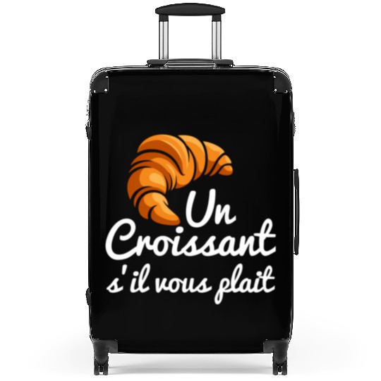 French Croissant Bread Un Croissant S'Il Vous Suitcases