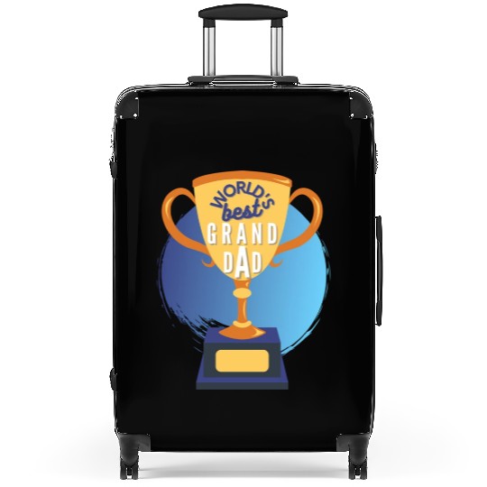 World s Best Grandad Trophy Suitcases