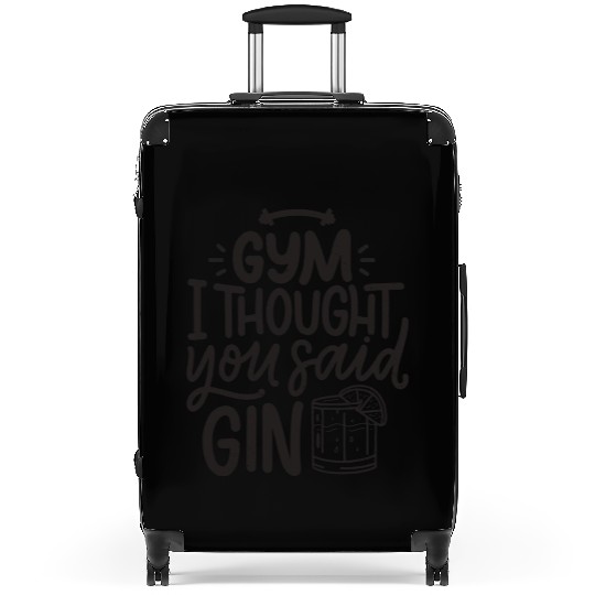 Gym Or Gin Suitcases