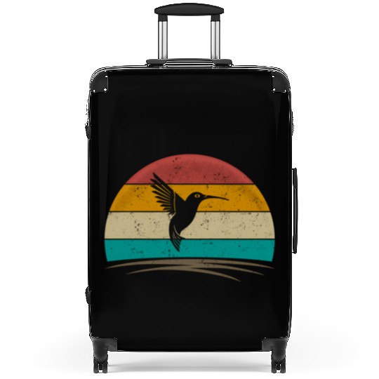Hummingbird Distressed Hummingbird Suitcases
