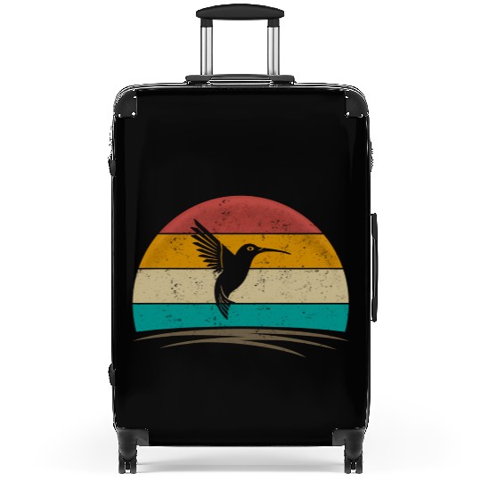 Hummingbird Distressed Hummingbird Suitcases