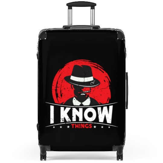 Detective I Know Things Law Enforcement Sheriff Suitcases