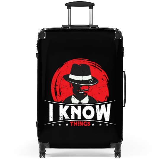 Detective I Know Things Law Enforcement Sheriff Suitcases