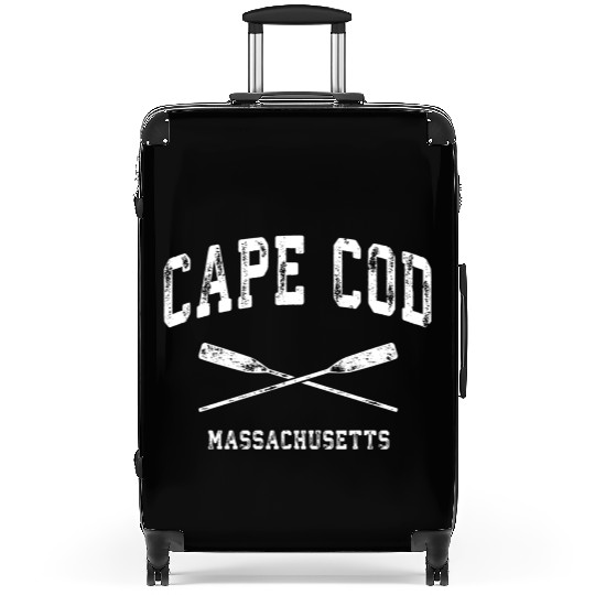 Cape Cod Massachusetts Nautical Crossed Oars Suitcases