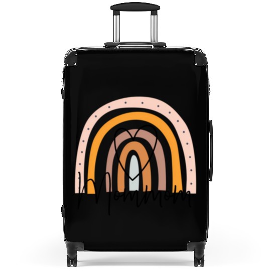 Mommom Rainbow Heart Grandma Mother'S Day Suitcases