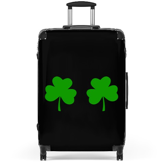 Irish Shamrock Boobs St Patrick'S Day Suitcases