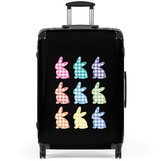 Easters For Plaid Easter Bunny Gingham Suitcases