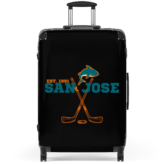 San Jose Est 1991 Sports Team Novelty Athletic Suitcases
