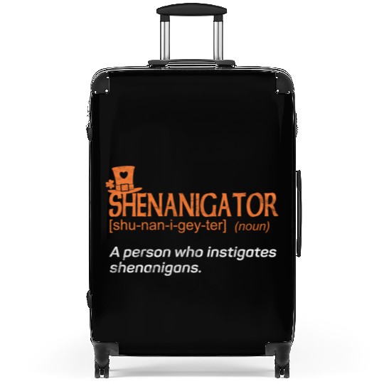 Shenanigans Instigator St Patric Day Suitcases
