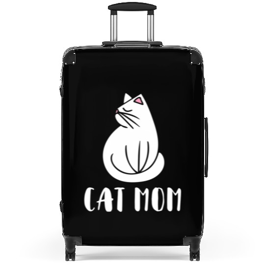 Cat Mom Kitty Cats Moms Crazy Cat Lady Suitcases