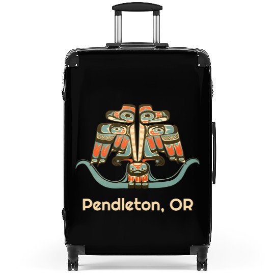 Pendleton Oregon Thunderbird Nw Native American Suitcases