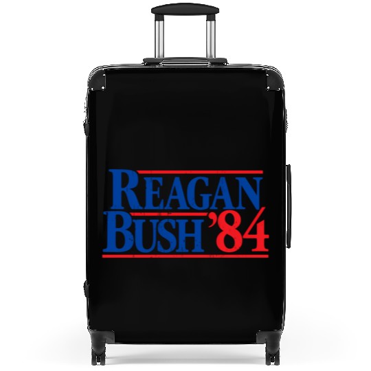 Reagan Bush '84 Republican Suitcases
