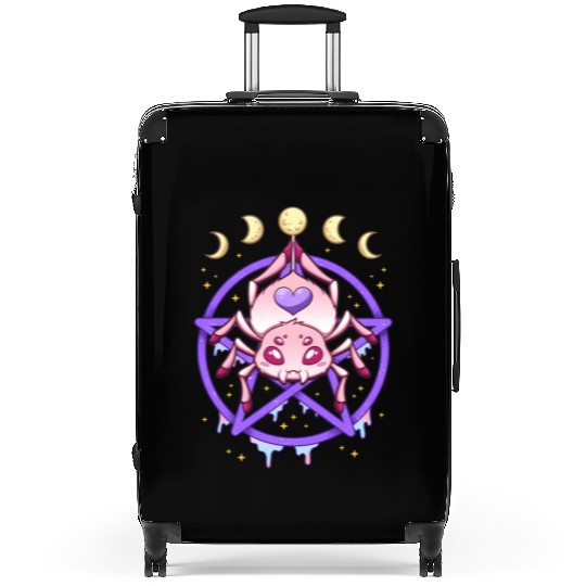 Kawaii Pastel Goth Creepy Pentacle der Suitcases