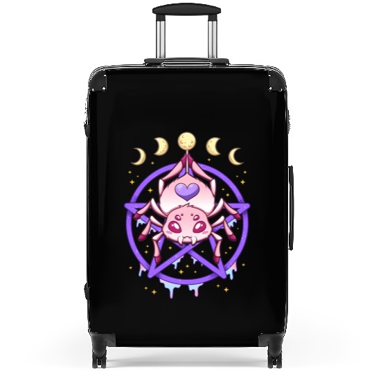 Kawaii Pastel Goth Creepy Pentacle der Suitcases